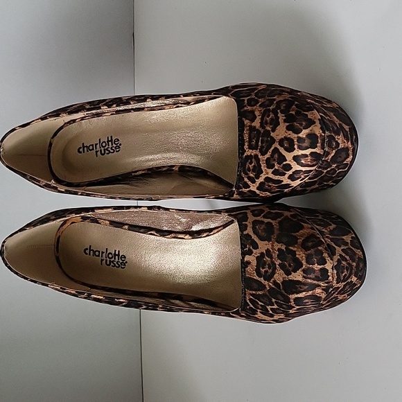 EUC Charlotte Russe Leopard Print Platform Stilettos - Picture 2 of 3